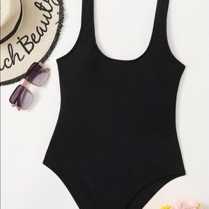 Black One Piece swimsuit